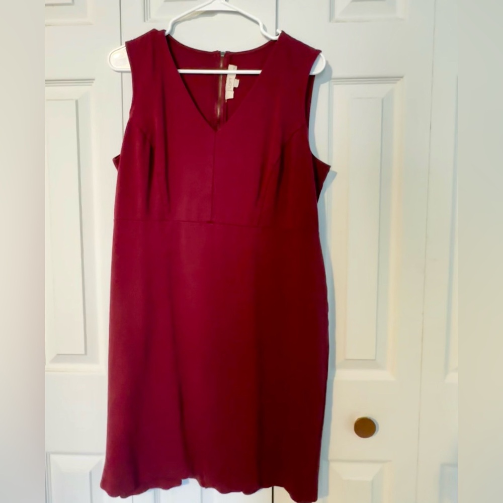 Burgundy Loft dress